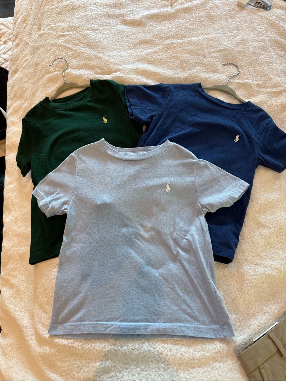 EUC Polo Ralph Lauren 3 Toddler Classic Crewneck Tee Bundle